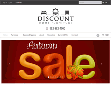 Tablet Screenshot of discounthomefurnituremn.com